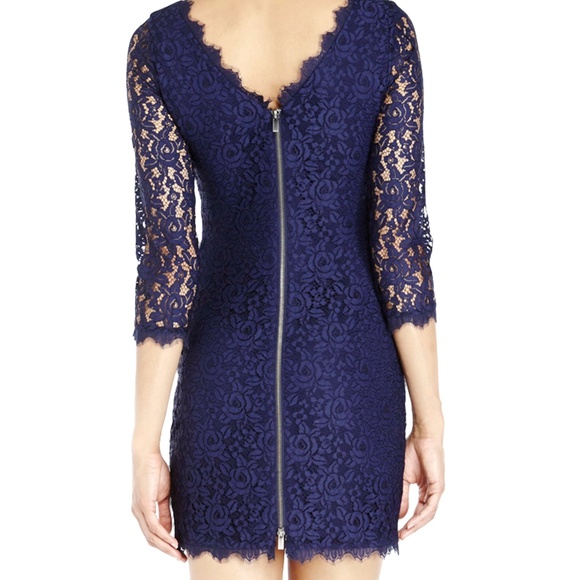 NWT Diane Von Furstenberg Colleen Lace Dress - Picture 4 of 7